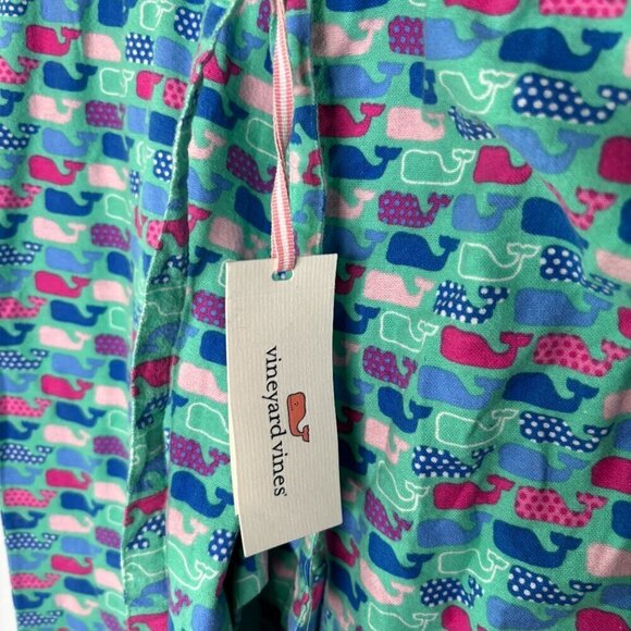 Vineyard Vines Girls Multi Color Whale Print House Pajama Pants Size XXS - Picture 7 of 9